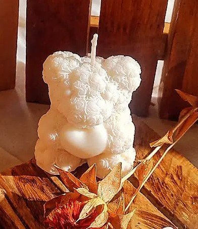 Oso Rococó con corazón